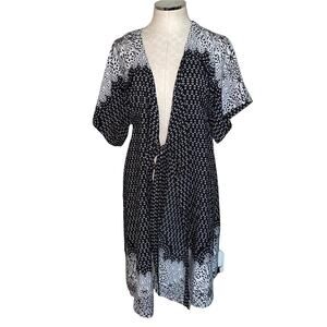 Jessica Simpson Maternity Lightweight short sleeve cardigan with belt sz medium